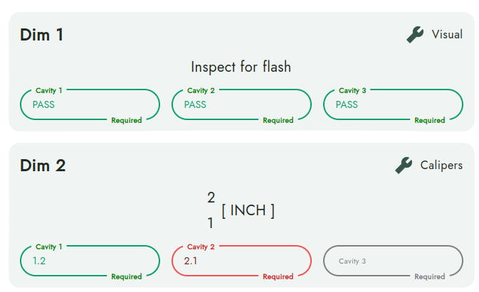 inspection inputs